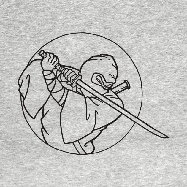 Samurai Ninja Japan Tshirt by evergreen_brand